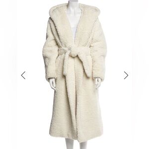 Apparis Faux Fur Hooded Coat Sz M